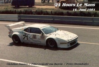 BMW M1 1981 in Le Mans