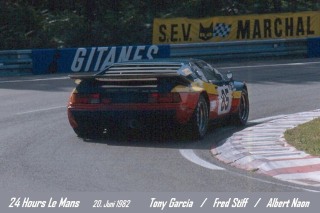 BMW M1 1982 in Le Mans