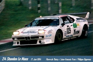 BMW M1 1984 in Le Mans